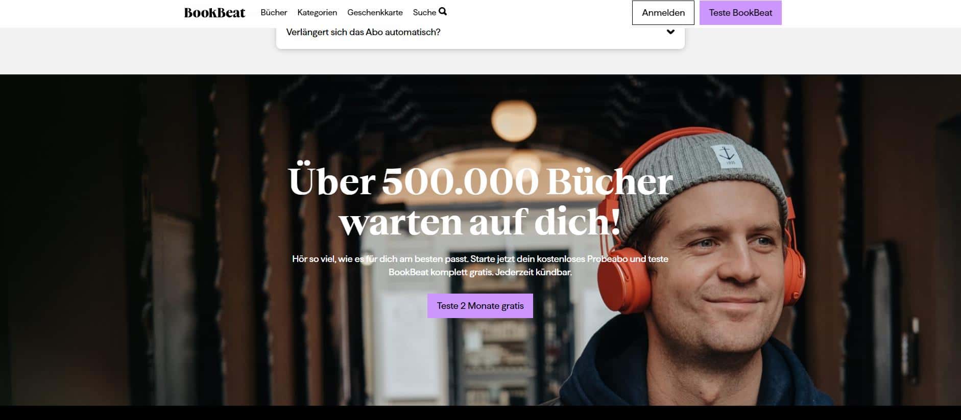 Bookbeat kostenlos testen
