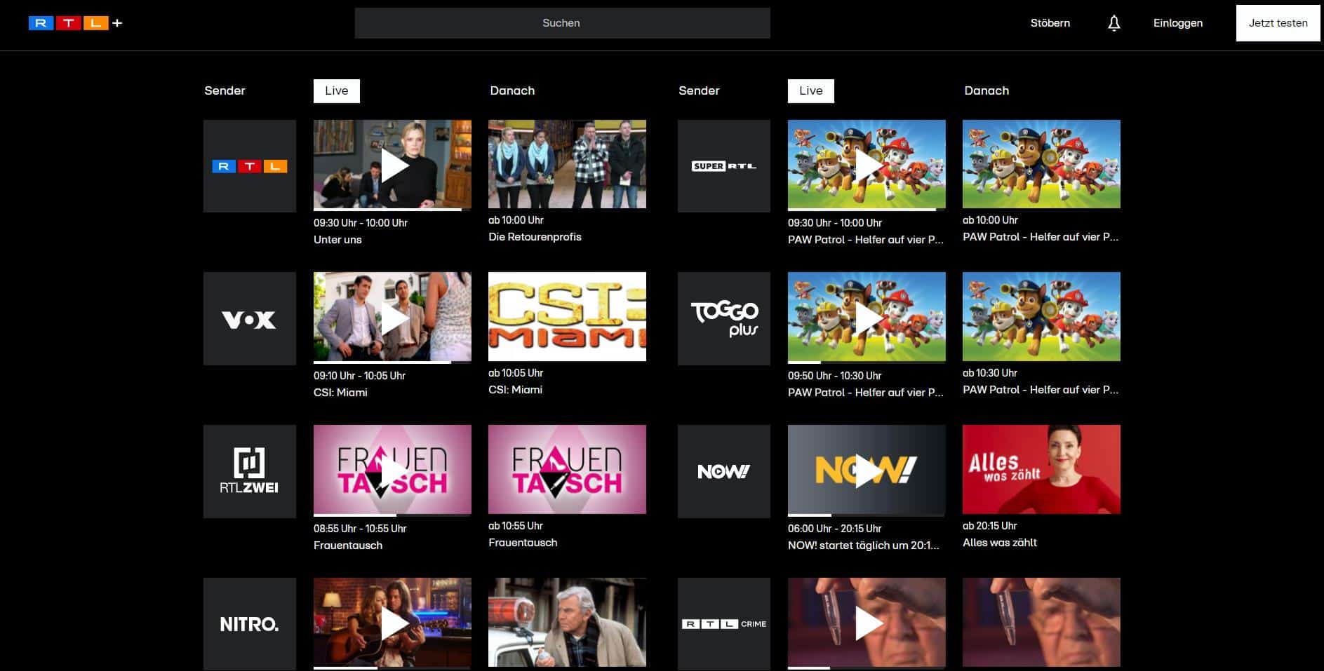 RTL+ Sender
