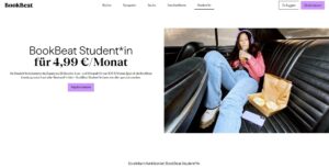 BookBeat Studenten - Studentenrabatt