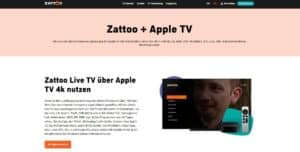 Zattoo Apple TV